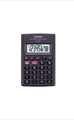 

Casio HL-4A Portable Basic Calculator(8 Digit), Black