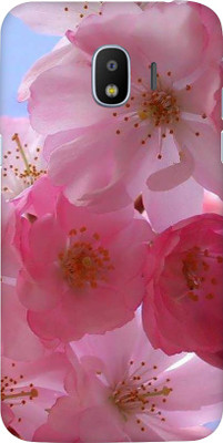 OBOkart Back Cover for Samsung Galaxy J2 Pro 2018, Samsung Galaxy J2 2018, Samsung Galaxy Grand Prime Pro(Light pink flowers, Shock Proof, Plastic) Flipkart