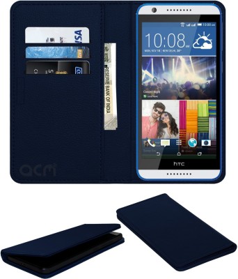 ACM Flip Cover for Htc Desire 820g Plus(Blue, Cases with Holder, Pack of: 1)