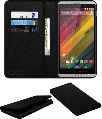 ACM Flip Cover for Hp Slate 6 Voicetab 2(Black, Cases with Holder)