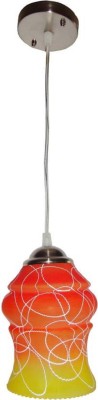 PR Prashant Pendants Ceiling Lamp(Orange)