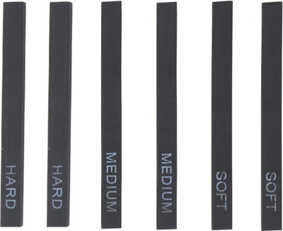 

treely Willow and Vine Charcoal 2 Hard + 2 Medium + 2 Soft (Medium ) Stick(Pack of 6)