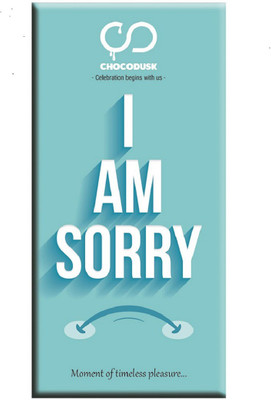 

Chocodusk I AM SORRY (Blue) Chocolate Bars(85 g)