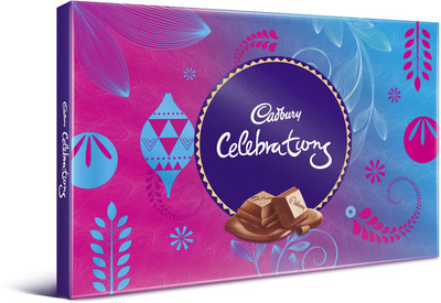 Cadbury Celebrations Assorted Chocolate Gift Pack, 146.8 gm (Pack of 4) Bars(Pack of 4, 587.2 g)