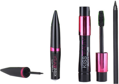 

Kiss Beauty eyeliner mascara eyebrow pensil(Set of 3)