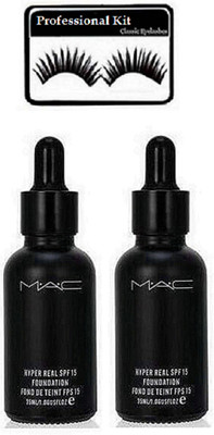 

Professional kit Eyelashes, Hyper Real Foundation (Pack of 2)(Set of 3)
