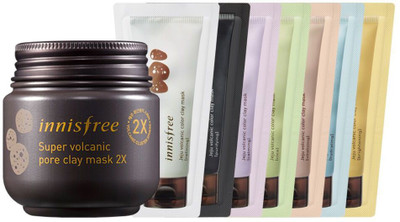 

Innisfree Super Volcanic Pore Clay Mask Set(Set of 8)