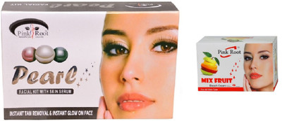 

Pink Root PEARL KIT 83G WITH MIX FRUIT BLEACH 50G(Set of 2)