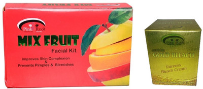 

Pink Root MIX FRUIT KIT 83G WITH GOLD BLEACH 50G(Set of 2)