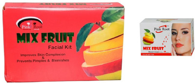 

Pink Root MIX FRUIT KIT 83G WITH MIX FRUIT BLEACH 50G(Set of 2)