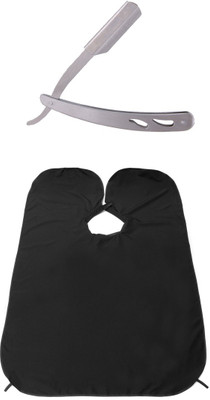 

JAGTEK Combo Of Stainless Steel Shaving Razor / beard Shaving Apron(Set of 02)