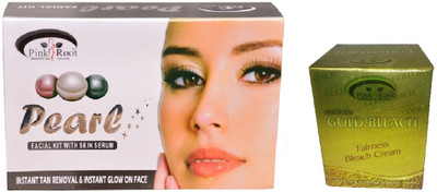 

Pink Root PEARL KIT 83G WITH GOLD BLEACH 50G(Set of 2)