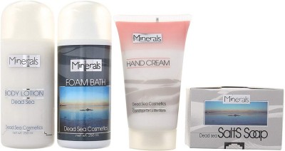 

Dead Sea Premier Cosmetics Minerals Refresh Bath Set(Set of 4)