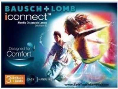 

Bausch & Lomb i conect lens Monthly Contact Lens(-1.00, clear, Pack of 3)