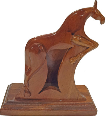 

Confidence 1 Compartments Wooden Wooden Pen Stand(Brown)