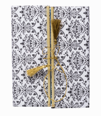 

DI-KRAFT A5 Diary(Handmade Bamboo Lock Printed Cover Diary, White)