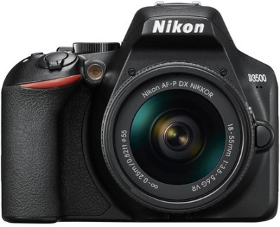 Nikon D3500 DSLR Camera AF-P DX NIKKOR 18-55mm f/3.5-5.6G VR  (Black)
