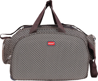 

Bright Luggage BRI-DFC-002 Duffel Strolley Bag(Brown)