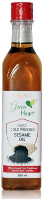 

green heart Wood Cold Pressed Sesame Oil Plastic Bottle(500 ml)