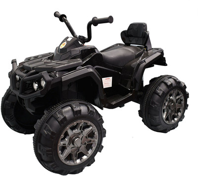 

Baybee Monster Truck ATV All Wheel Drive with Dual Motor with High Weight Capacity- 50KGs (Black) Car Battery Operated Ride On(Black)