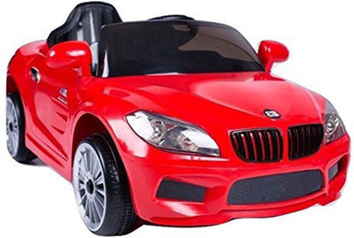 

Baybee BWM 5 Series Battery Operated Car with Suspension, Power Display with MP3 Player | Parental Remote, Seatbelt - Red Car Battery Operated Ride On(Red)