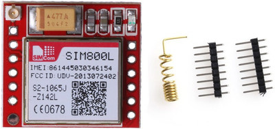 

ARDUINO M082 Smallest SIM800L GPRS GSM Module Micro Card Board Quad-band Port Antenna Security Circuit and Motion Detector Electronic Hobby Kit