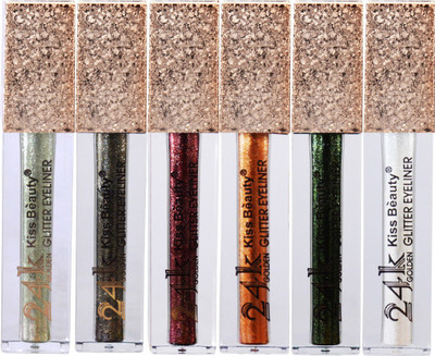 

Kiss Beauty 24K Golden Glitter Eyeliner-57133 8 g(Multicolor)