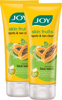 

Joy Skin Fruits Spots & Tan Clear Papaya Gel Face Wash(200 ml)