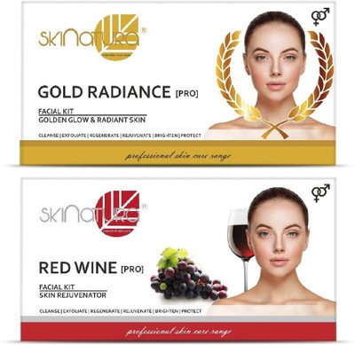 

Skinatura Gold Radiance + Red Wine Facial Kit 230 g(Set of 2)