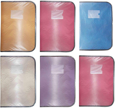 

Kotak Sales 12 Transparent Sleeves Holder Zip Lock File(Set Of 6, Multicolor)