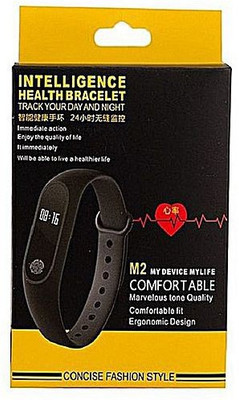 

RODEX M2 WaterProof Smart Fitness Band| Heart Monitor, Calorie Counter, Pedometer Fitness Band(Black), Multicolor