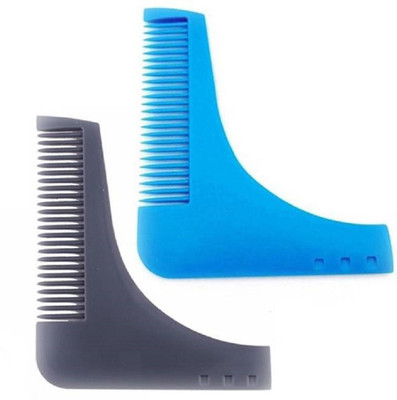 

JAGTEK Beard Comb For Men, Blue, Grey ,Pack of 2