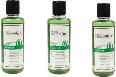 

Khadi Organique KhadiOrganique Tulsi Hair oil Hair Oil(630 ml)