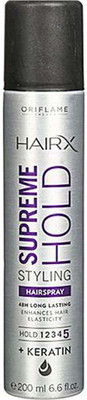 

Oriflame Sweden HairX Supreme Hold Styling Hairspray Hair Styler Spray(200 ml)