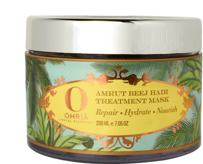 

Ohria Ayurveda 100% Pure Butters Amrut Beej Hair Treatment Mask For Scalp & Hair conditioning- 200 ml/ e6.7 OZ(200 ml)
