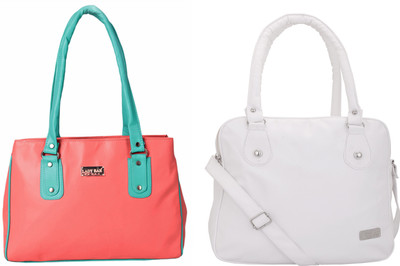 

Lady bar Shoulder Bag(White)