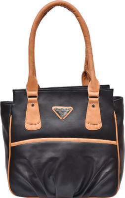 

Al Jazeera Shoulder Bag(Black, Tan)