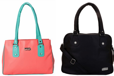 

Lady bar Shoulder Bag(Black)