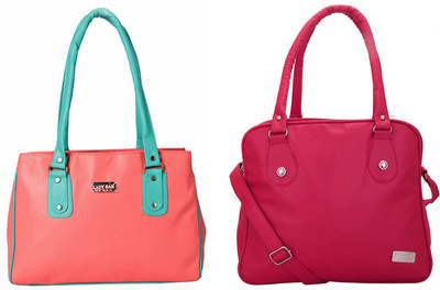 

Lady bar Shoulder Bag(Pink)