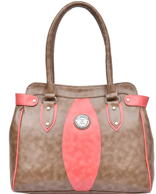 

Al Jazeera Shoulder Bag(Khaki, Pink)