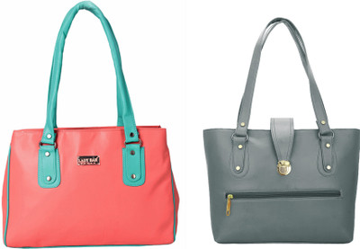 

Lady bar Shoulder Bag(Grey)