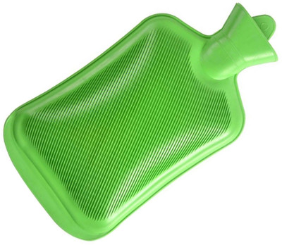 

CRETO New original hot water bag non electric for all kind of pain ( joint pain, muscle pain) RUBBER HOT WATER BAG 1 L Hot Water Bag(Green)