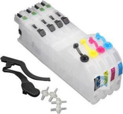 

PPS Empty Refillable Cartridge for Brother J3520/3720 Printers Compatible with Brother LC 589/583 Big Multi Color Ink Toner(Black, Cyan, Yellow, Magenta)