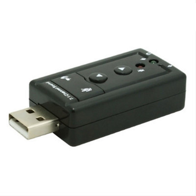 

VGS MARKETINGS Mini External USB Sound Card 7.1 CH Channel 3D Audio Adapter with 3.5mm Headset MIC Speaker for PC Desktop Notebook USB Internal Sound Card(7.1 Audio Channel)