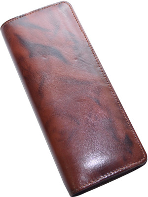 

Knott Stylish Brown Leather Multi Key Pouch with Zip Closure Key Chain