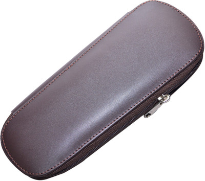 

Knott Stylish Brown Leather Multi key pouch with Zip Closure Key Chain