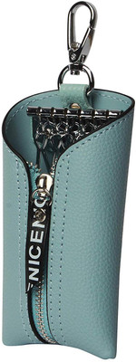 

Instabuyz Key Wallet with 6 Key Chain Hooks Car Key Holder Royal Key Pouch (Blue) Key Chain