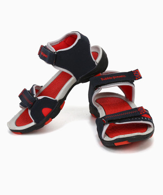 

BUBBLEGUMMER Boys Velcro Sports Sandals(Multicolor, Red