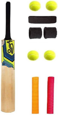 

KOOKABURA POPULER WILLOW BAT COMBO (BAT+4BALL+2GRIP+HEAD+WRIST) Cricket Kit