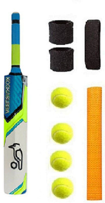 

KOOKABURA POPULER WILLOW BAT COMBO (BAT+4BALL+1GRIP+2WRIST+1HEAD BAND) Cricket Kit